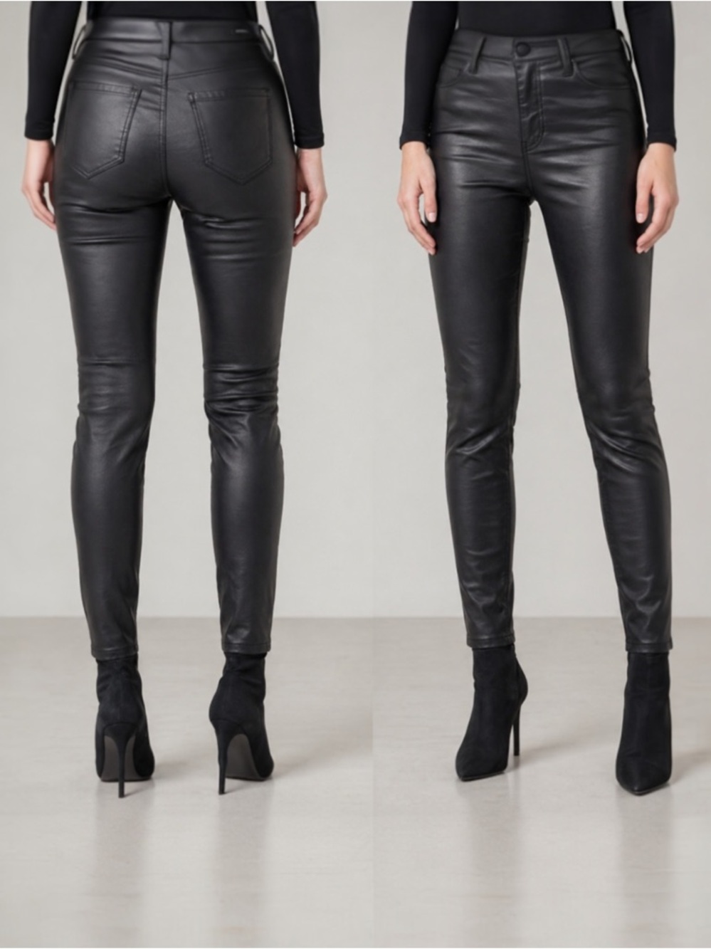 J.BRAND skinny Coated black classic pants New size 29